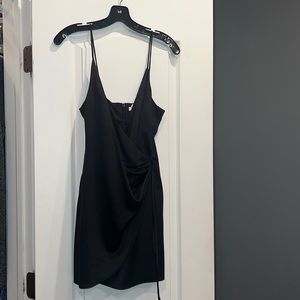 Black slip dress